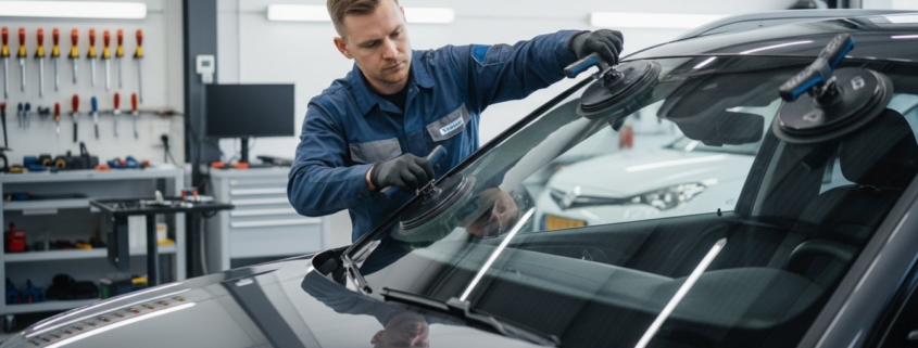 Forrude Skift Den Komplette Guide til Udskiftning af Bilrude Hero Image 2026