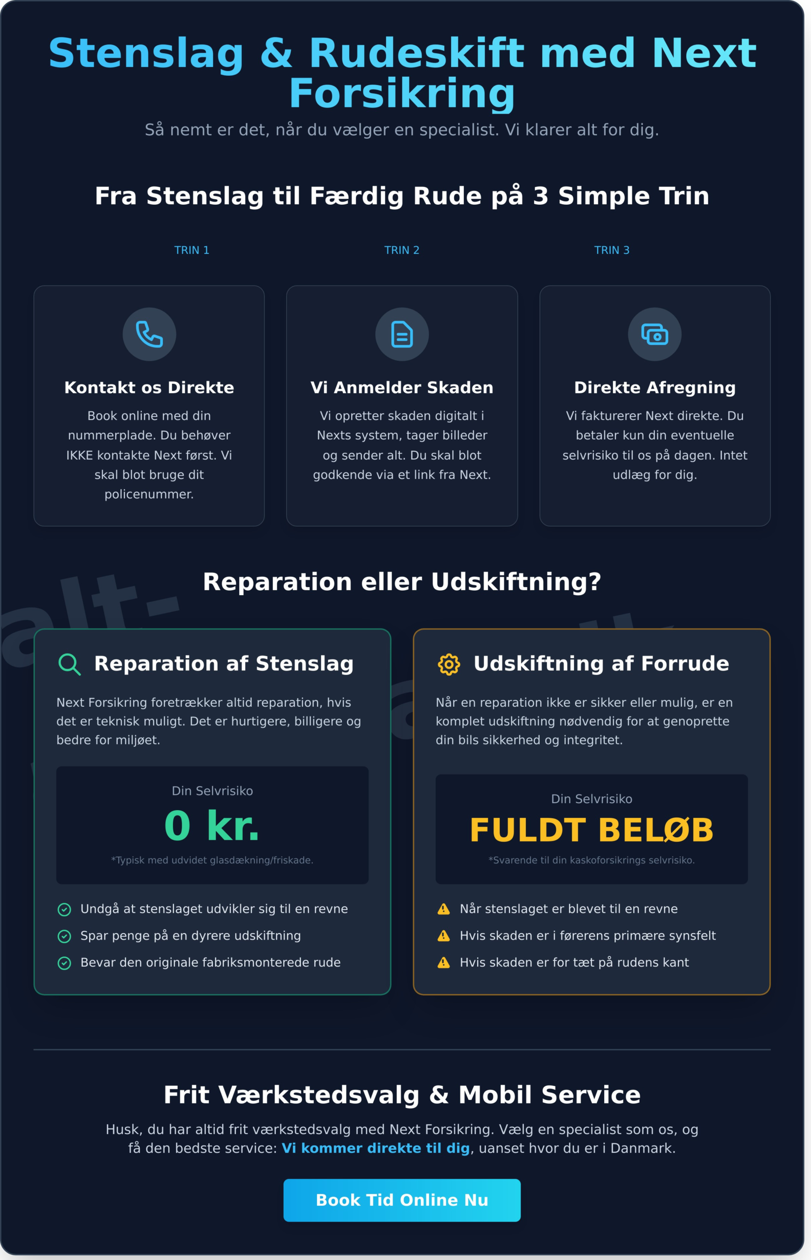 Next Forsikring og Stenslag: Din Komplette Guide til Rudereparation - Infographic